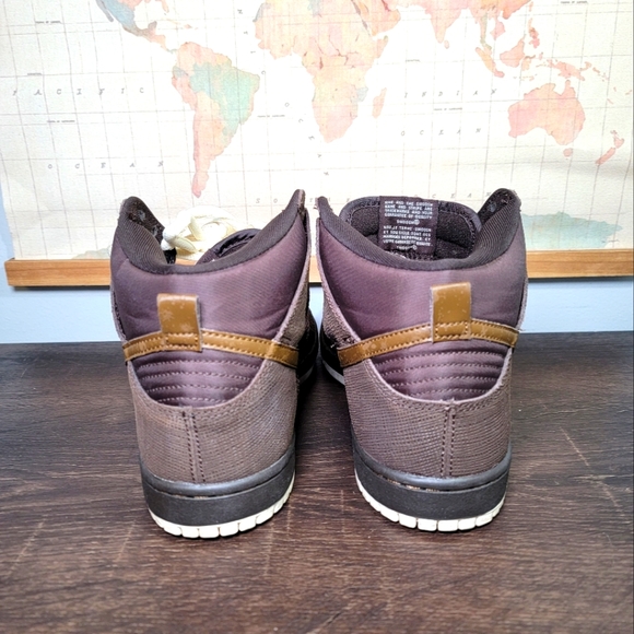 Nike SB Dunk High Baroque Brown Mens Sz 8.0 Womens Sz 9.5 - Picture 4 of 4